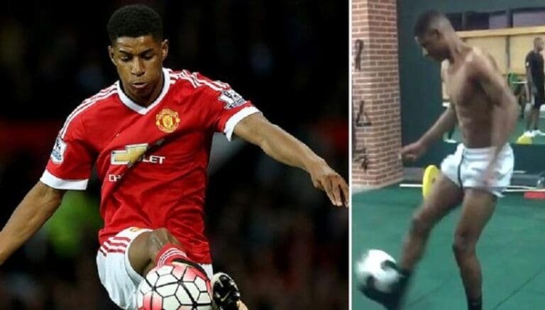 Κολλημένος με την μπάλα ο Ράσφορντ… Στις κάλτσες…!(vid)