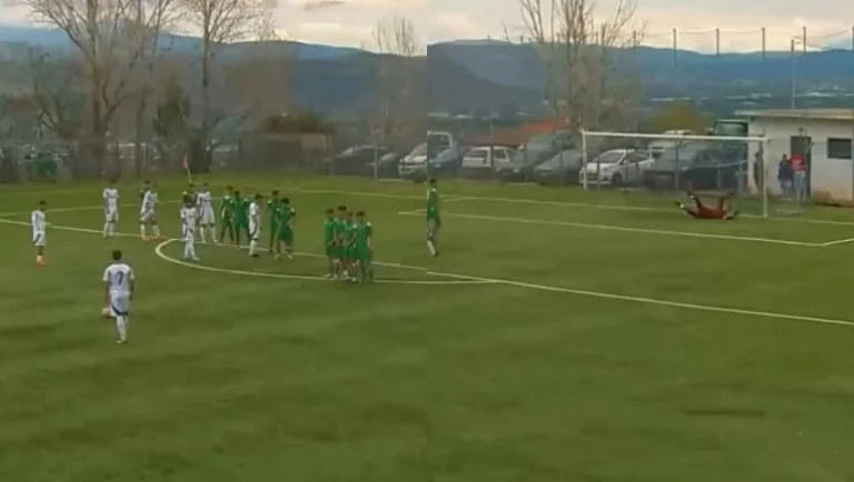 Η τρομερή γκολάρα του Μπόκου με εξαιρετικό φάουλ!